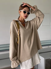 DAZY Solid Flounce Sleeve Tee